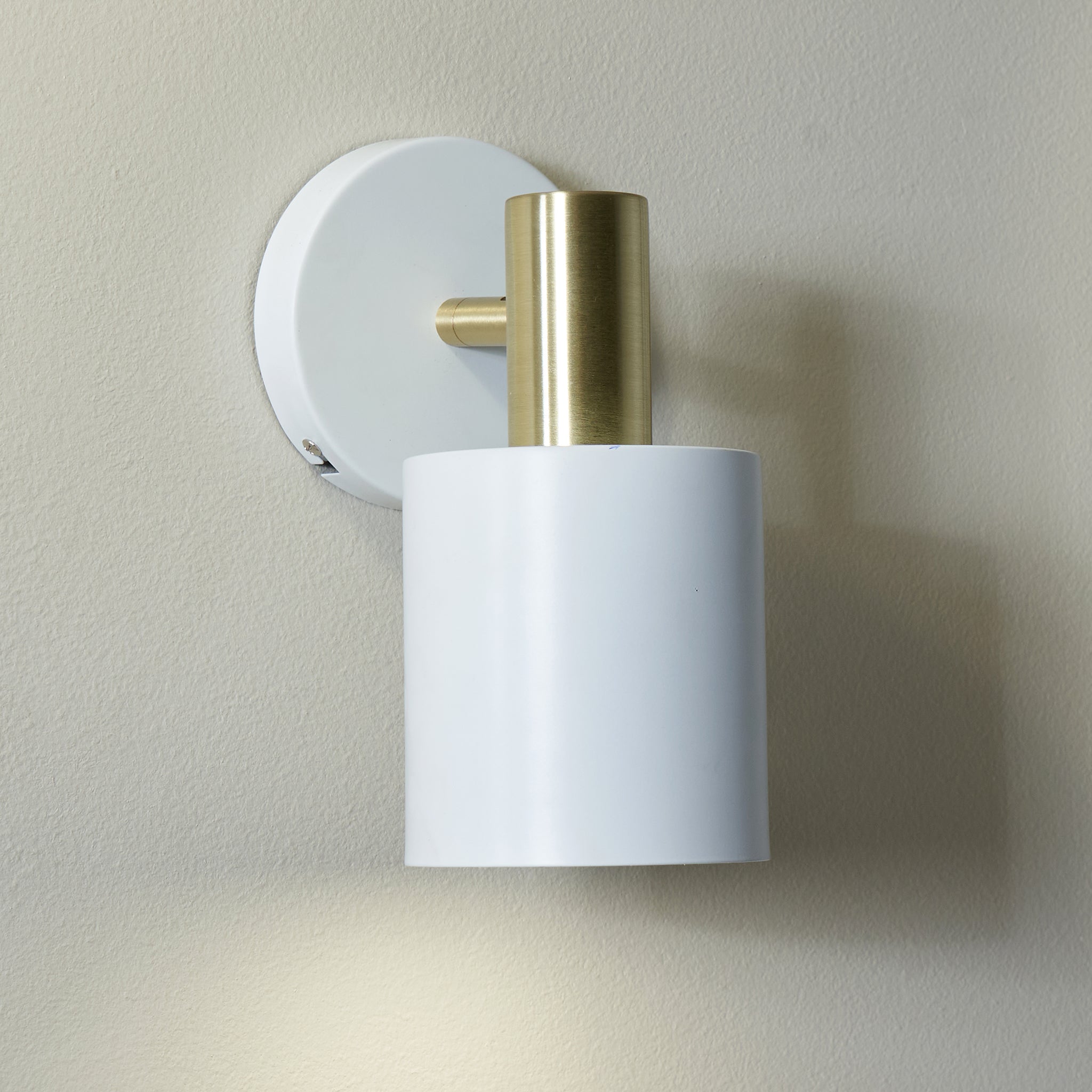 Biba White and Gold Retro Wall Light