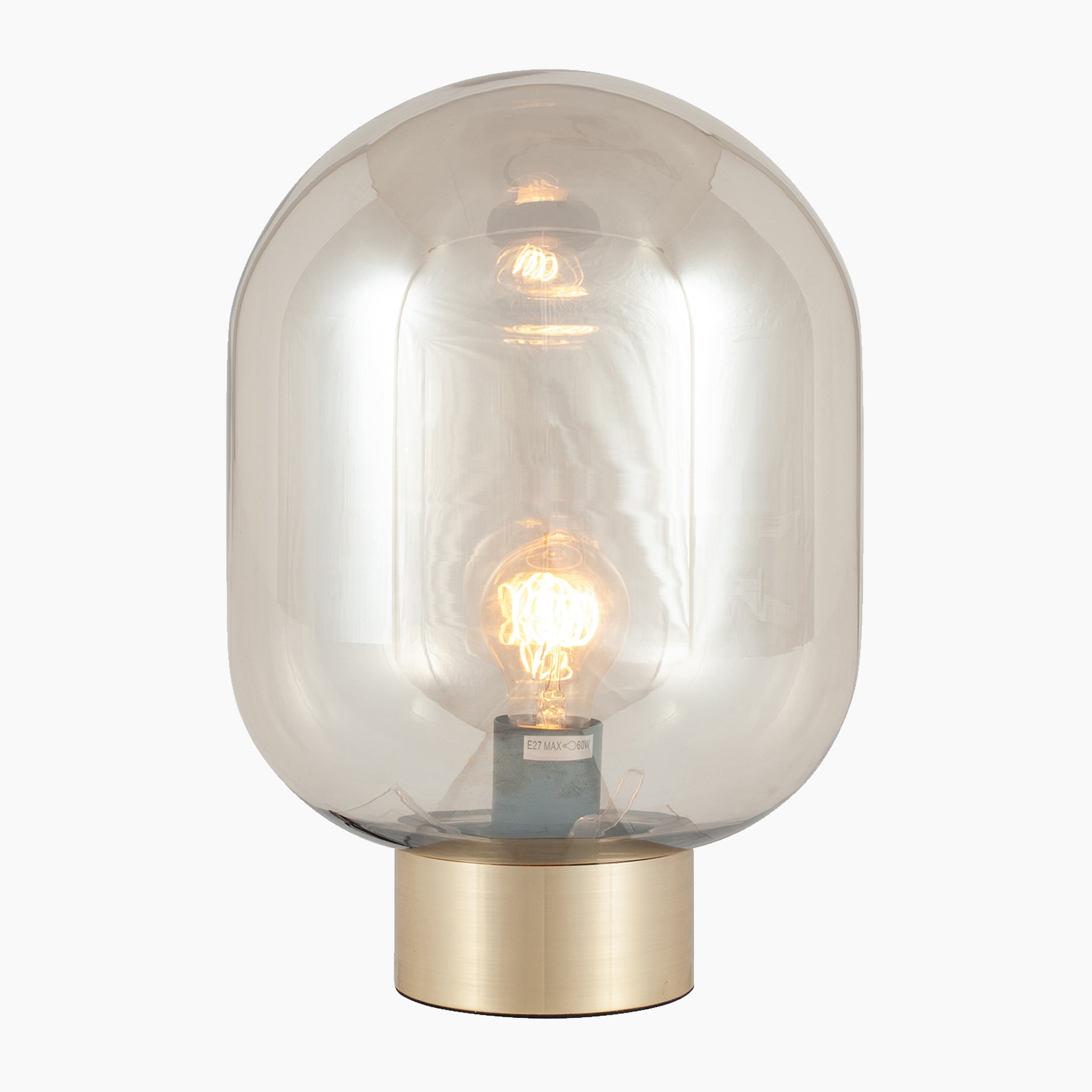 Caserta Lustre Glass Ball and Gold Table Lamp