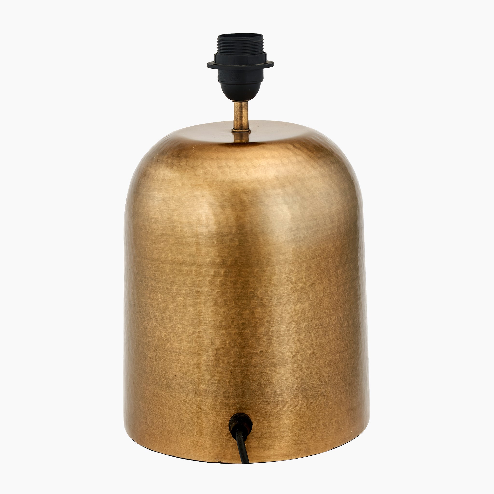 Kochi Antique Brass Metal Hammered Table Lamp