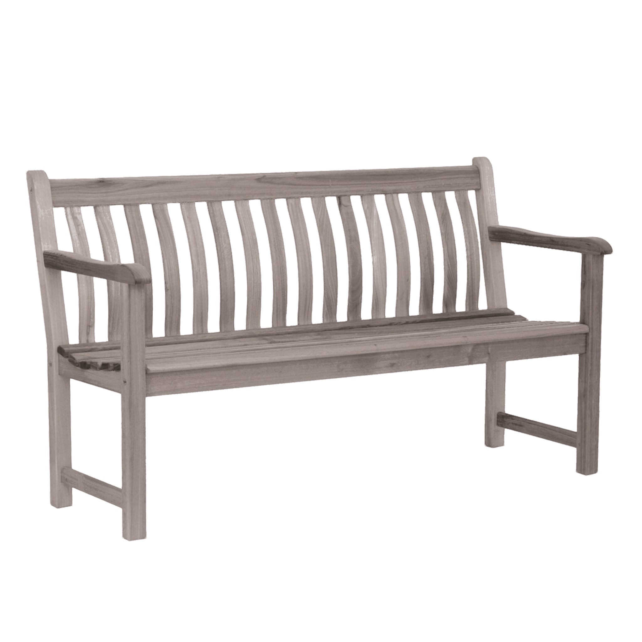 Grey Painted Acacia Broadfield Bench - 5ft