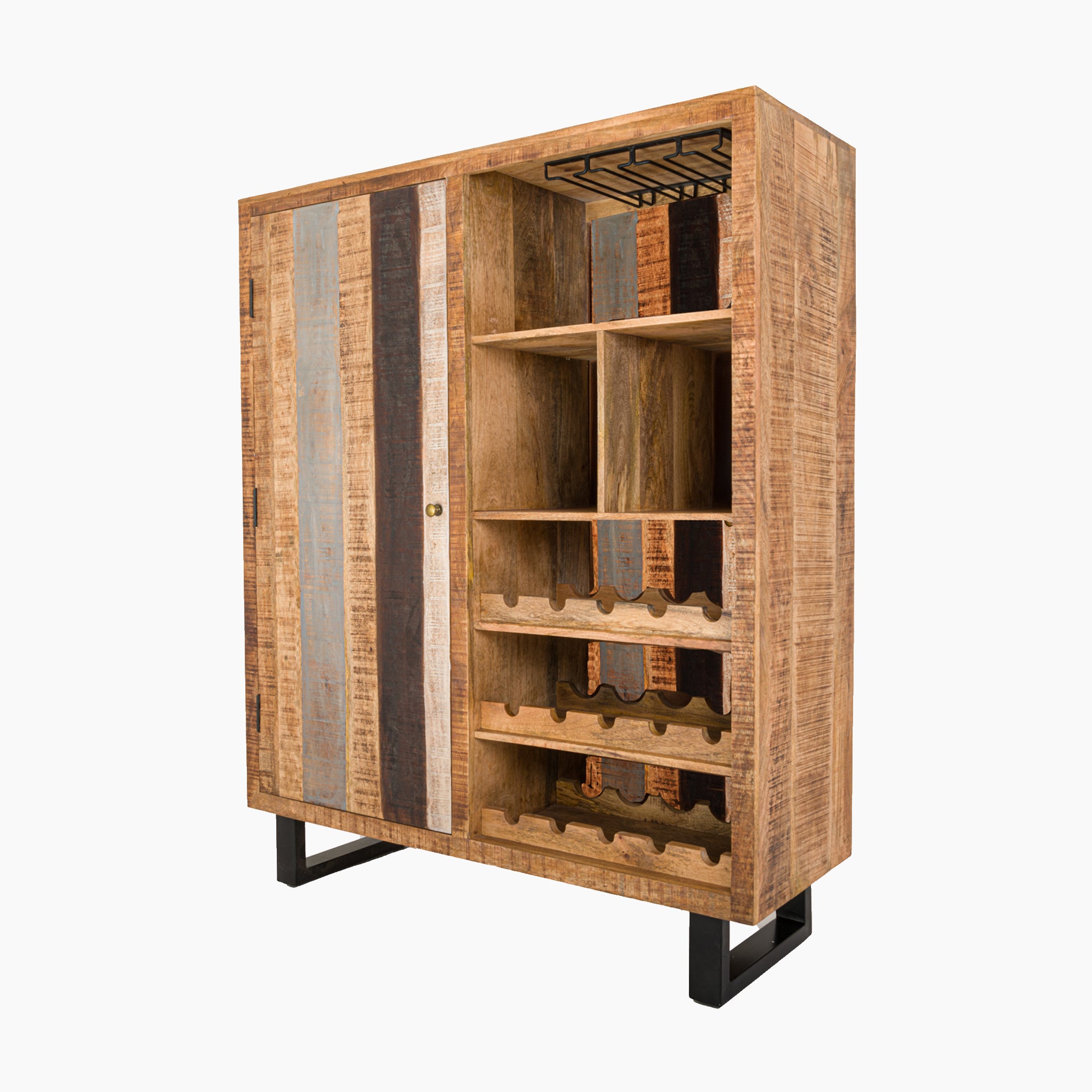 Reclaimed Industrial Bar Drinks Cabinet