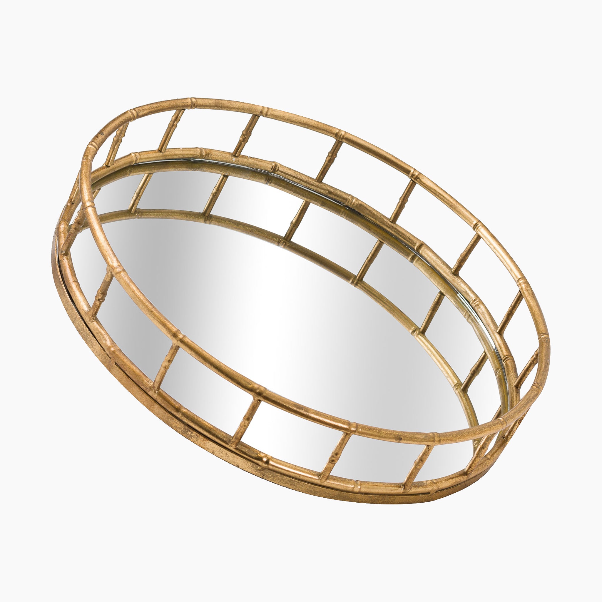 Set Of 2 Detailed Circular Trays