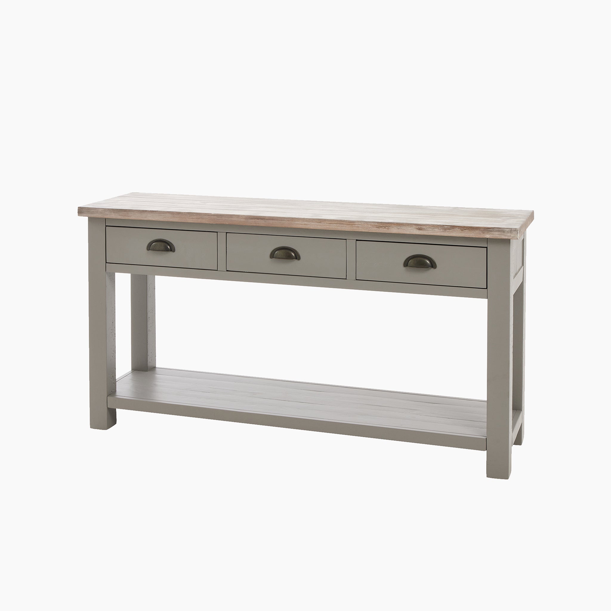 The Oxley Collection Three Drawer Console Table